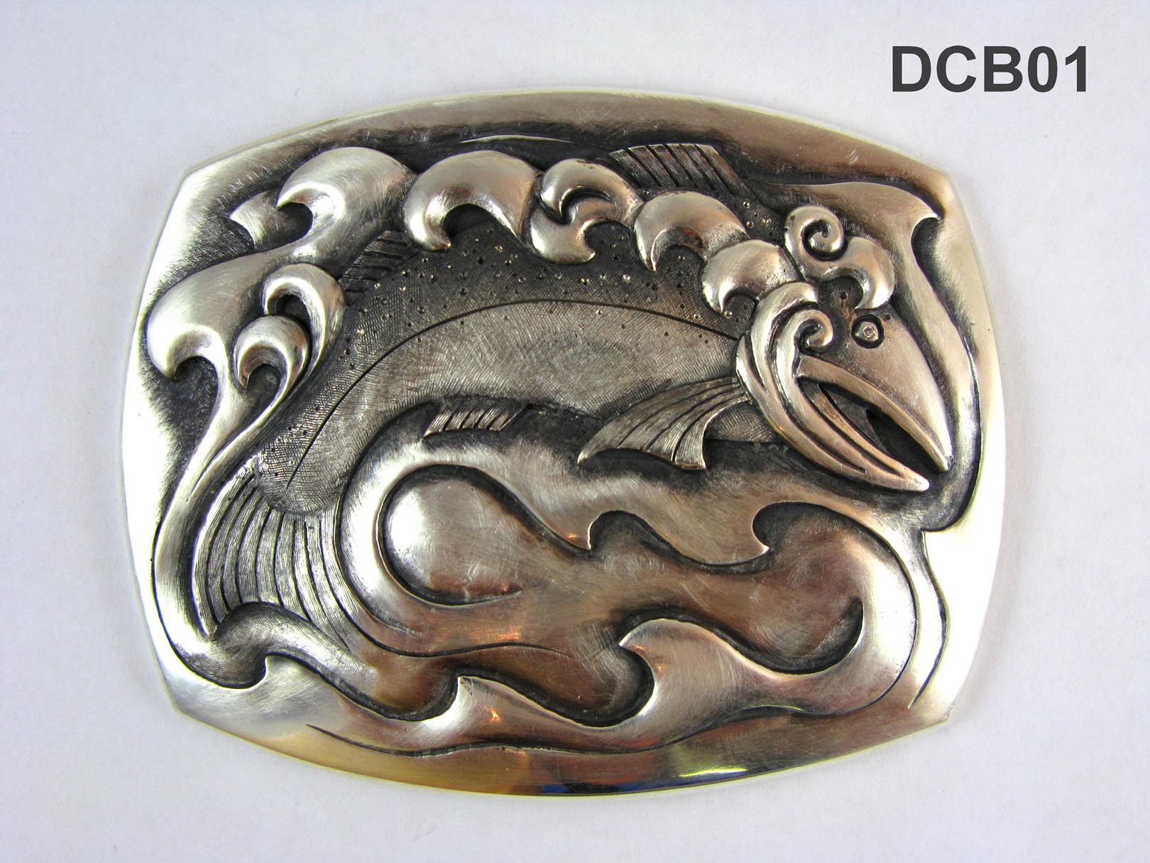 Dreamcatcher Fish Buckle in Silver