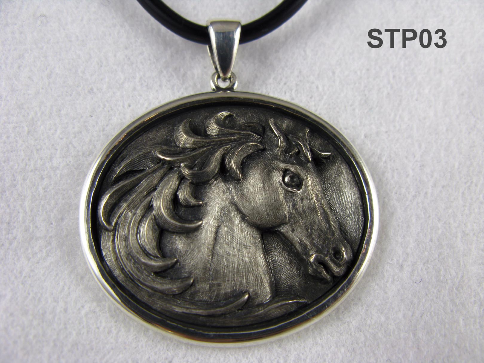 Stallion Pendant in Silver